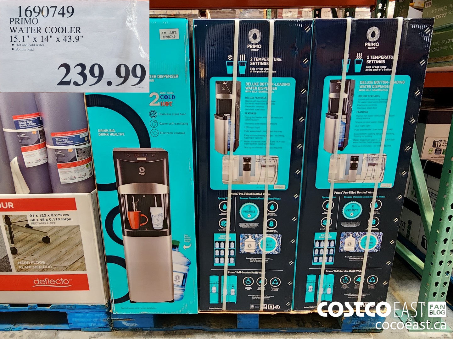 Primo water hot sale dispenser costco