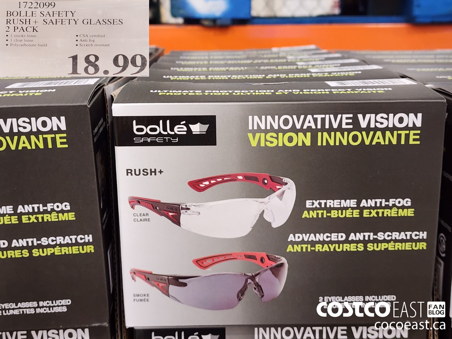 Costco store safety glasses