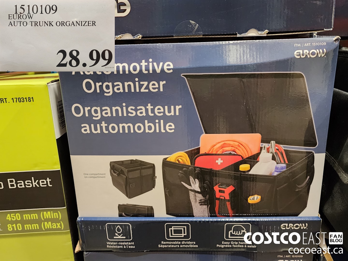 Eurow Automotive Trunk Organizer