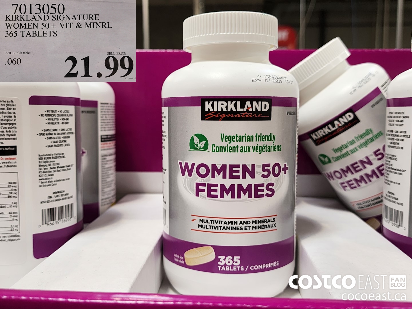 Kirkland Signature Women 50+ Multivitamin & Mineral, 365 Tablets