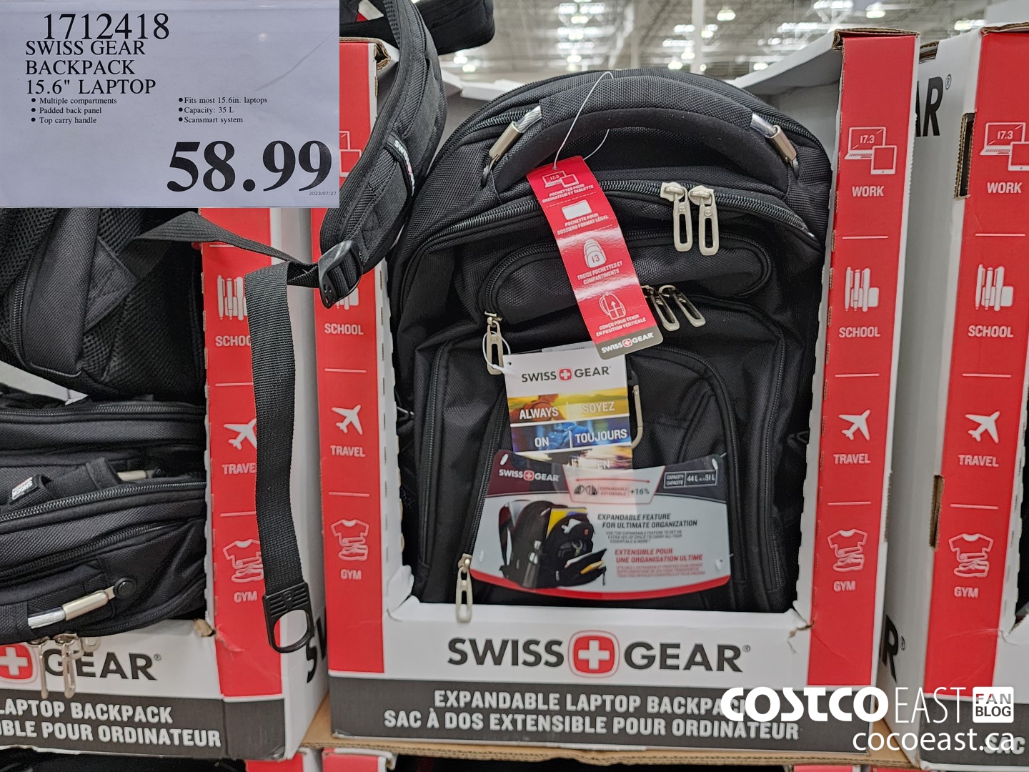 Sac a dos swissgear costco online