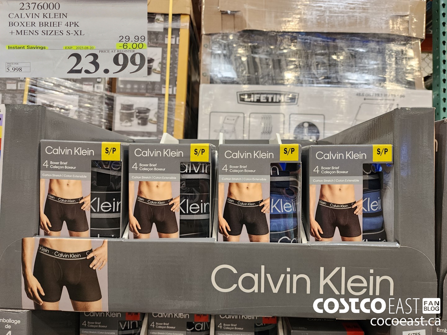 Domestic Costco open market customer purchase CK boxer underwear