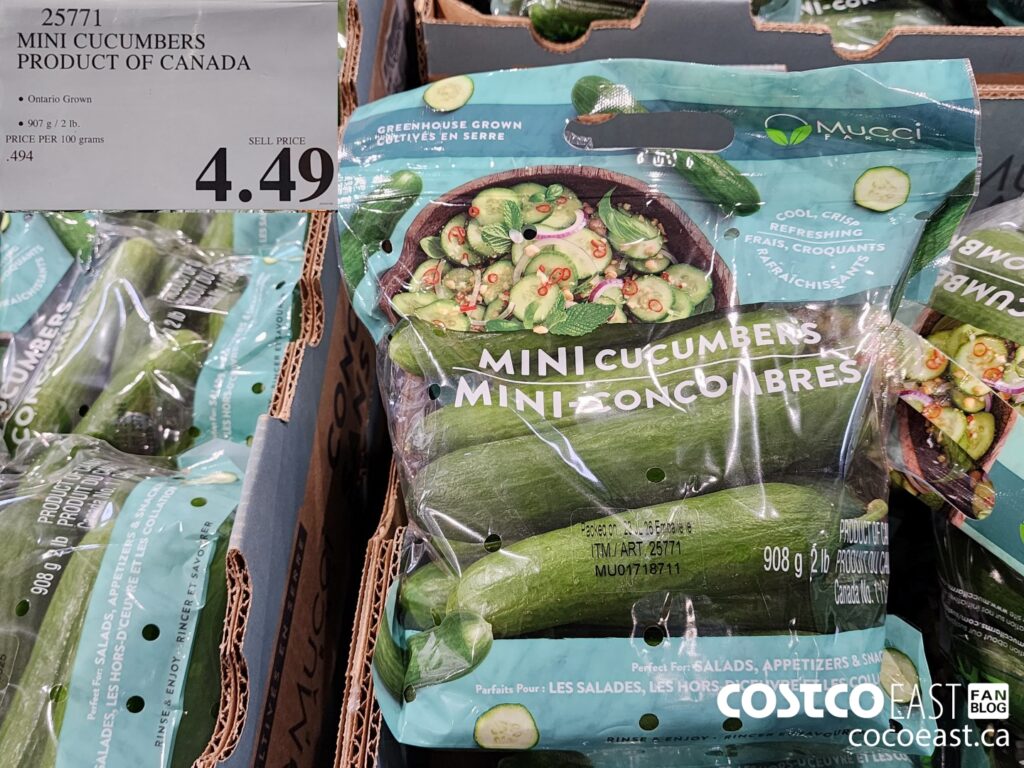 25771 MINI CUCUMBERS PRODUCT OF CANADA 4 49 Costco East Fan Blog