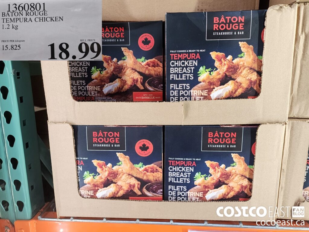 1360801 BATON ROUGE TEMPURA CHICKEN 1 2 KG 18 99 - Costco East Fan Blog
