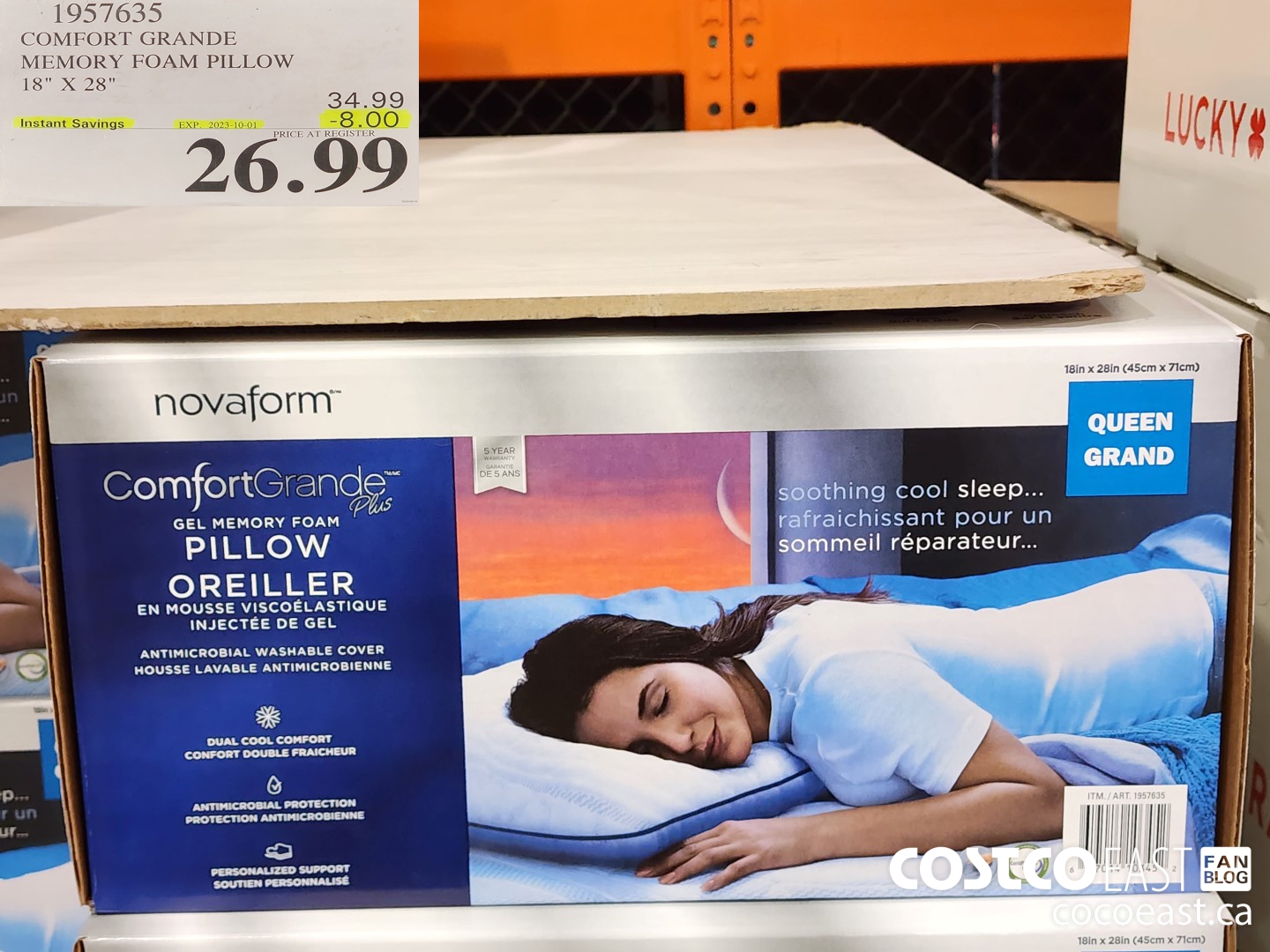 Memory foam body pillow costco best sale