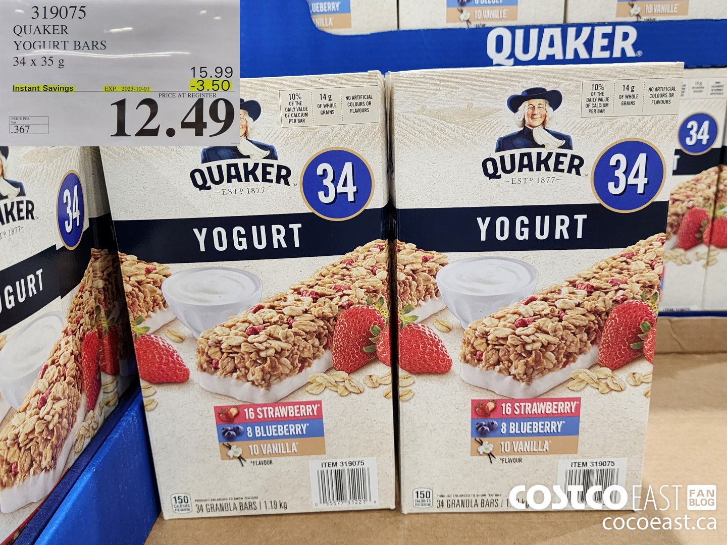 Costco East Snacks, nuts & protein Super Post Sept 21st 2023 Ontario