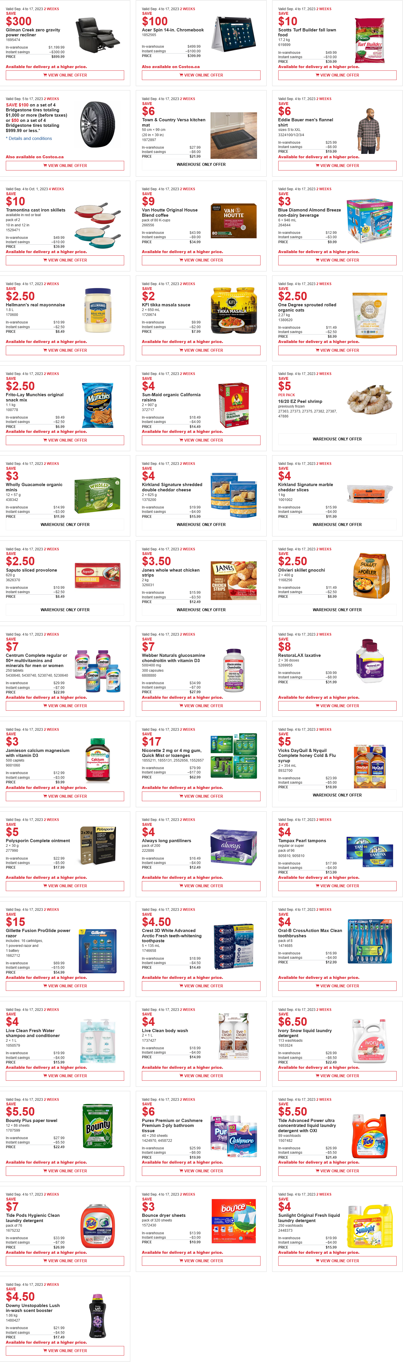 Costco weekend Sales Sept 15th - 17th 2023 – Ontario & Atlantic Canada - Costco  East Fan Blog