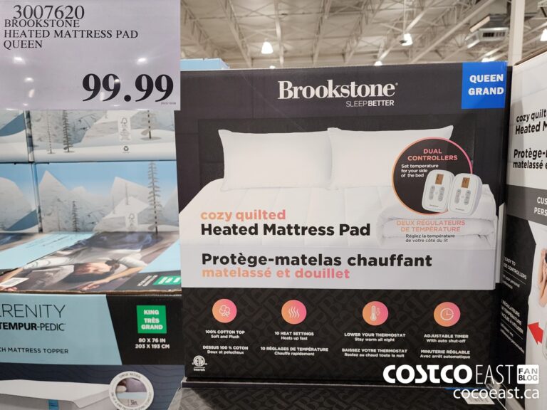 brookstone heated mattress pad controller