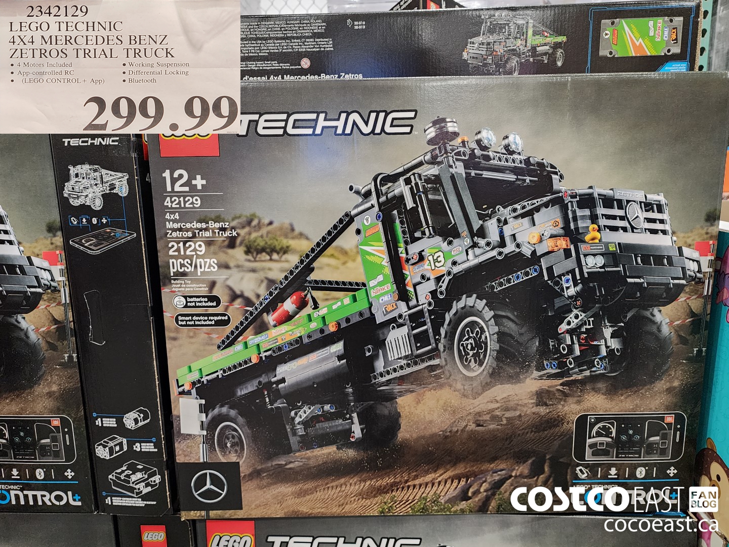 2342129 LEGO TECHNIC 4X4 MERCEDES BENZ ZETROS TRIAL TRUCK 299 99 Costco East Fan Blog