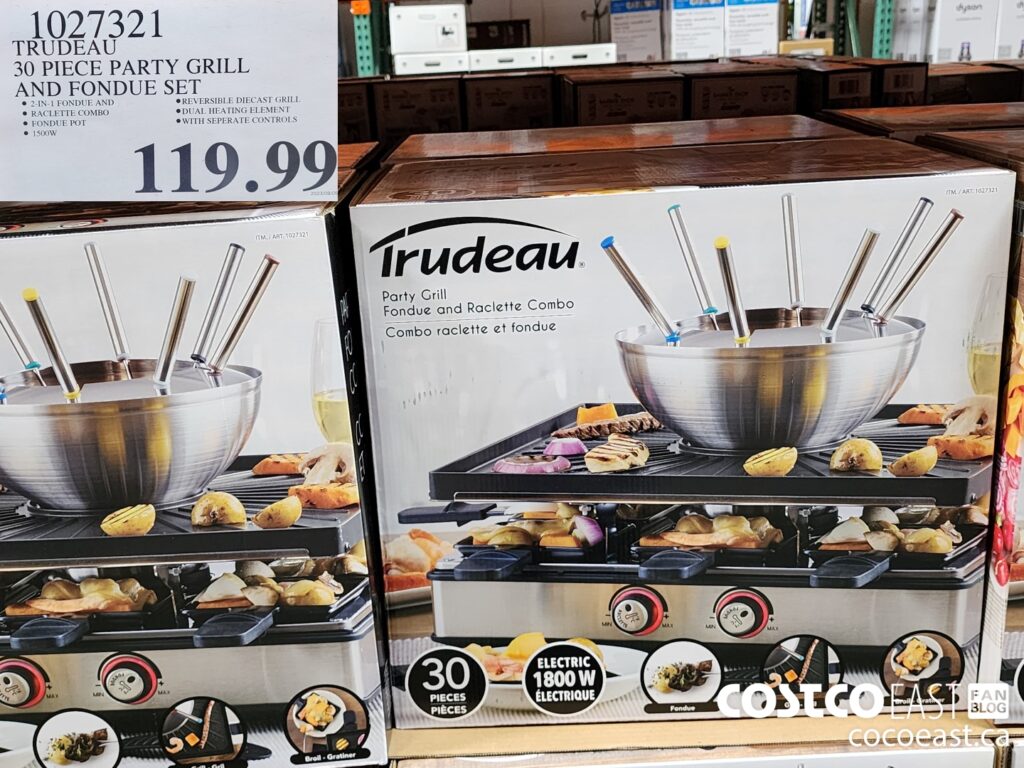 1027321 TRUDEAU 30 PIECE PARTY GRILL AND FONDUE SET 119 99 Costco