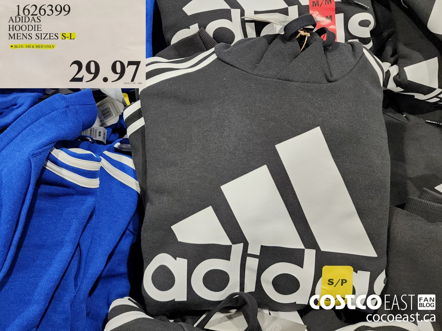 1626399 ADIDAS HOODIE MENS SIZES S L 29 97 Costco East Fan Blog