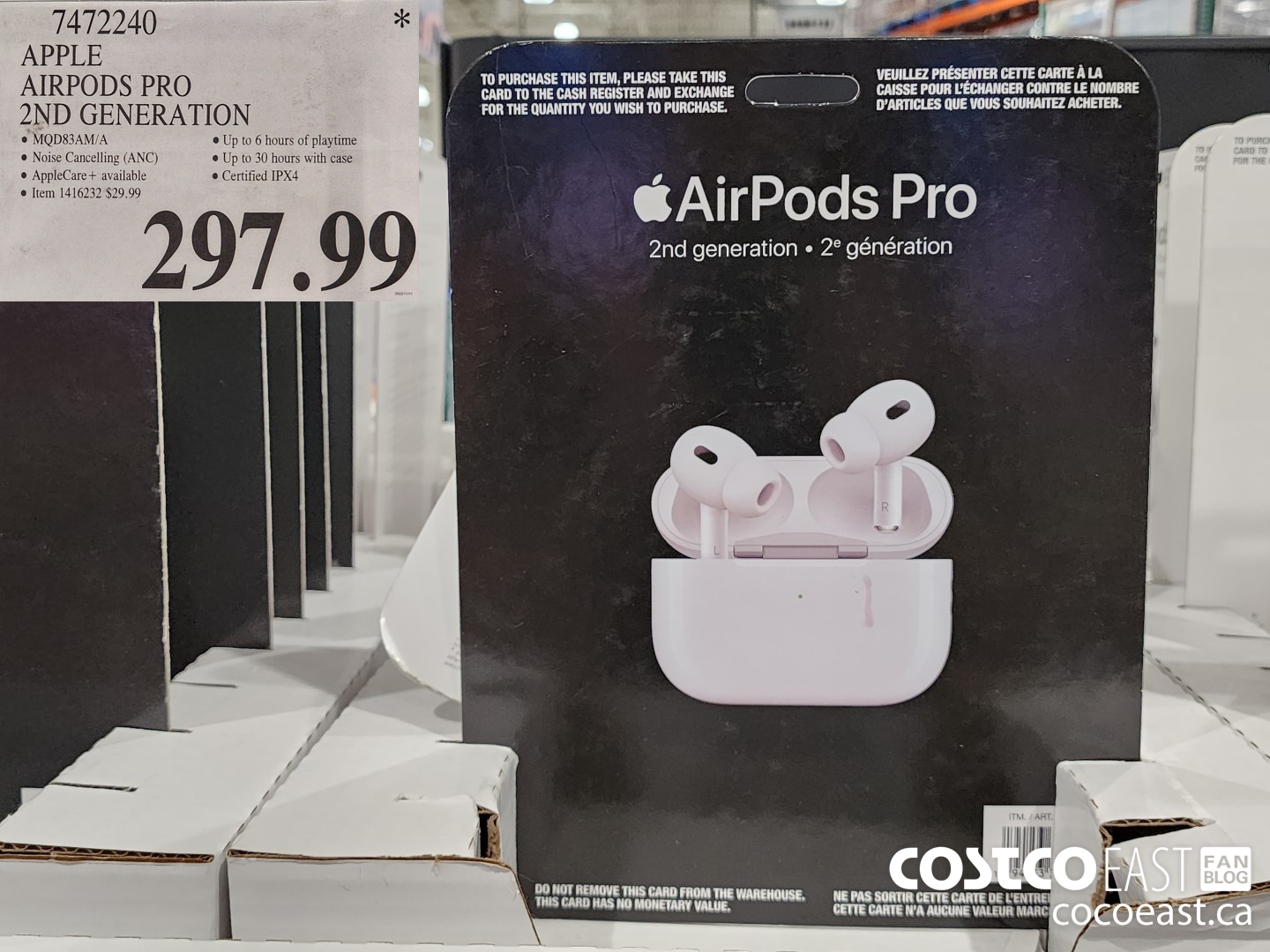 7472240 APPLE AIRPODS PRO 2ND GENERATION 297 99 - Costco East Fan Blog