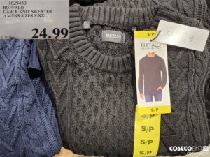 1629450 BUFFALO CABLE KNIT SWEATER MENS SIZES S XXL 24 99