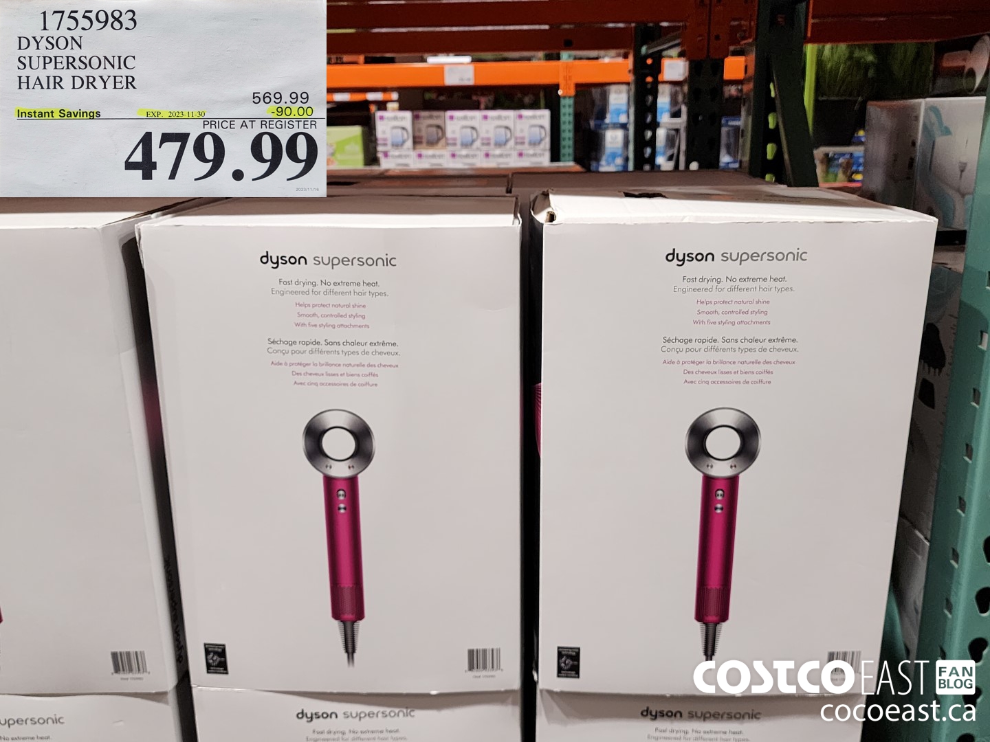 1755983 DYSON SUPERSONIC HAIR DRYER 90 00 INSTANT SAVINGS
