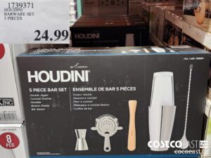 1739371 HOUDINI BARWARE SET 5 PIECES $24.99