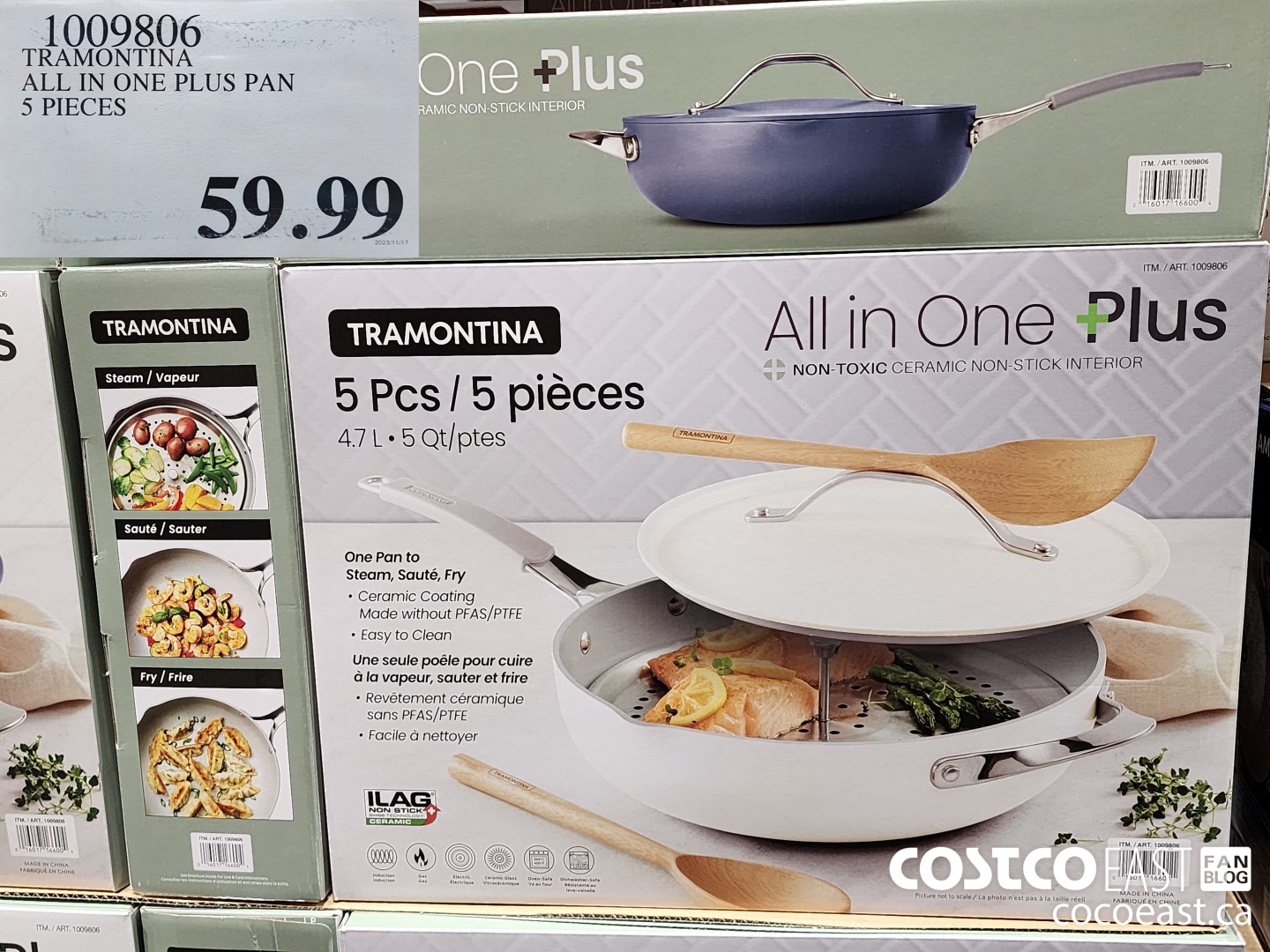1009806 TRAMONTINA ALL IN ONE PLUS PAN 5 PIECES $59.99