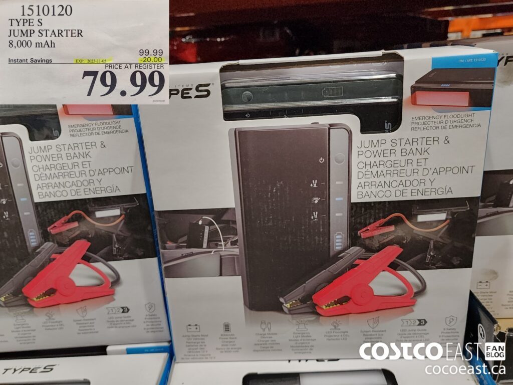 1510120 TYPE S JUMP STARTER 8 000 MAH 20 00 INSTANT SAVINGS EXPIRES ON