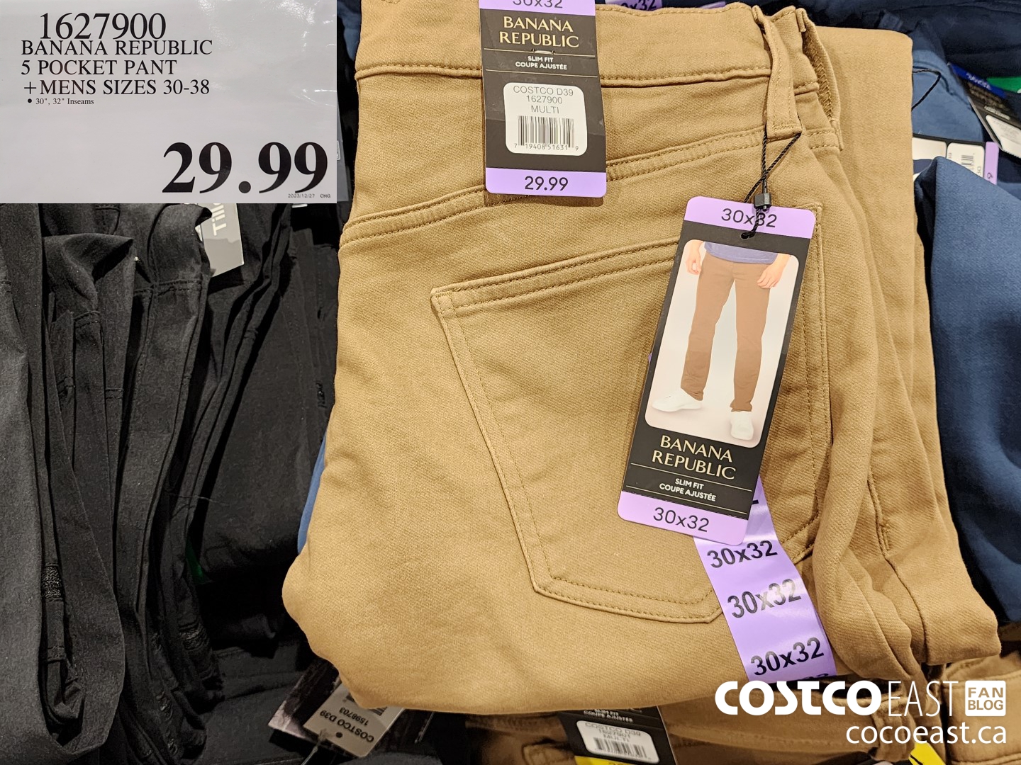 Costco: Banana Republic Men's 5 Pocket Pant - $18.99