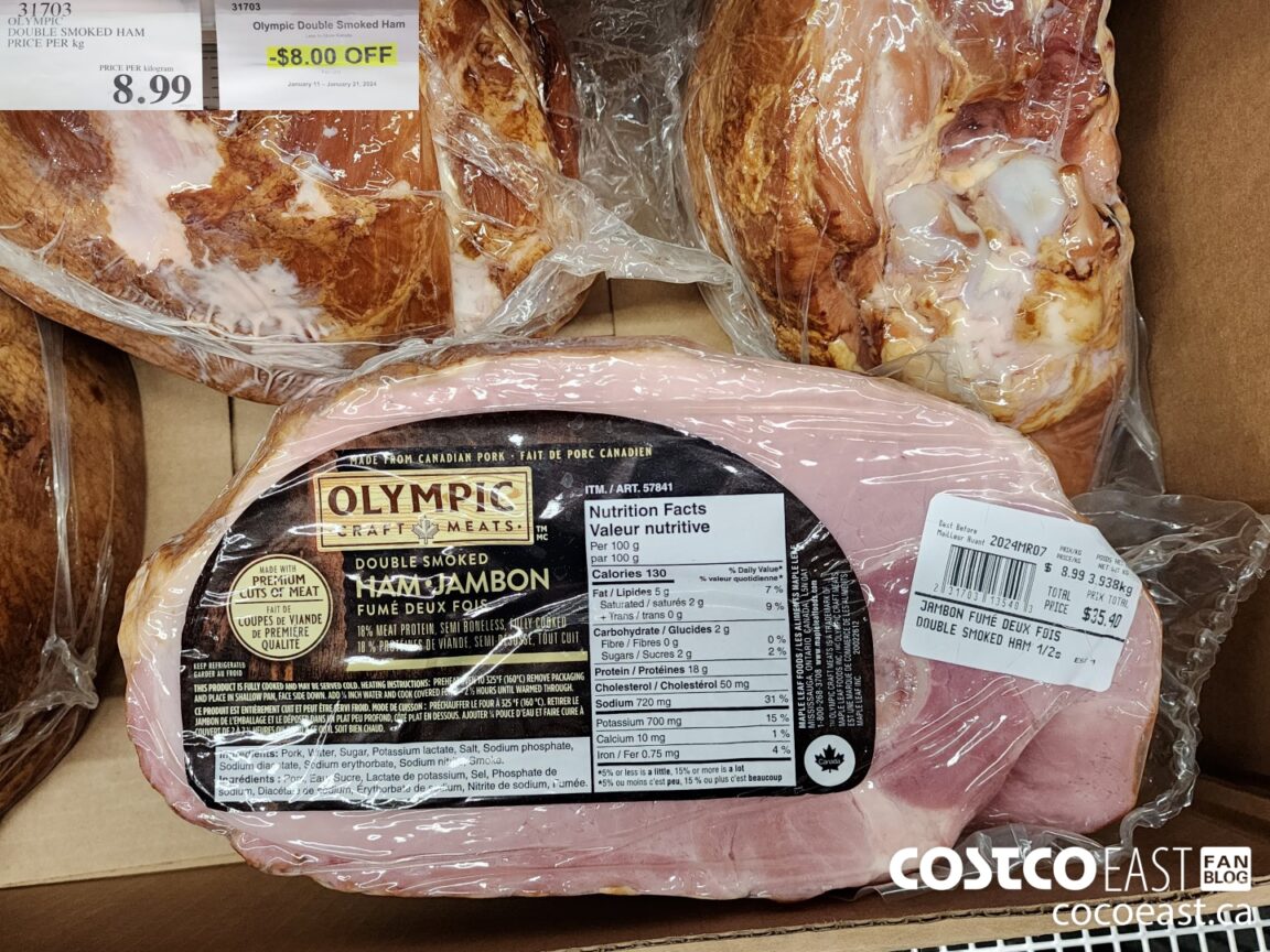 31703 OLYMPIC DOUBLE SMOKED HAM PRICE PER kg 8 00 INSTANT SAVINGS ...