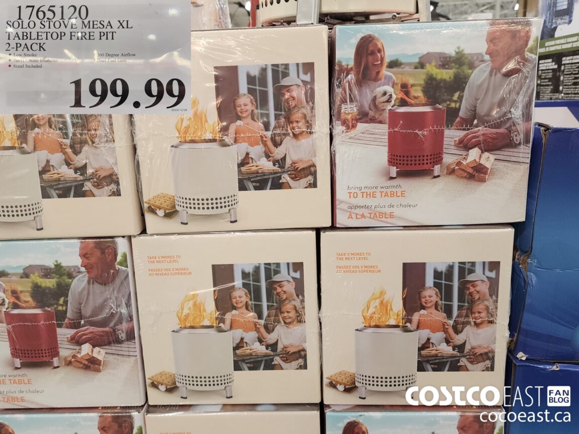 1765120 SOLO STOVE MESA XL TABLETOP FIRE PIT 2 PACK 199 99 - Costco ...
