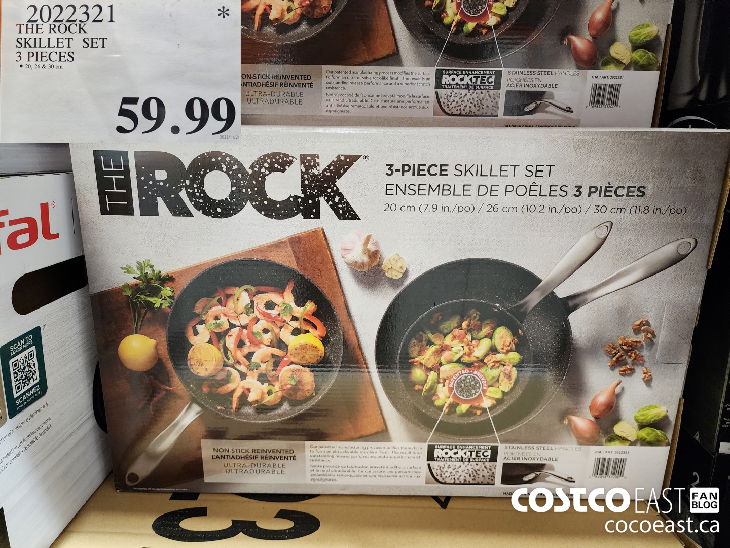 2022321 THE ROCK SKILLET SET 3 PIECES 59 99 Costco East Fan Blog