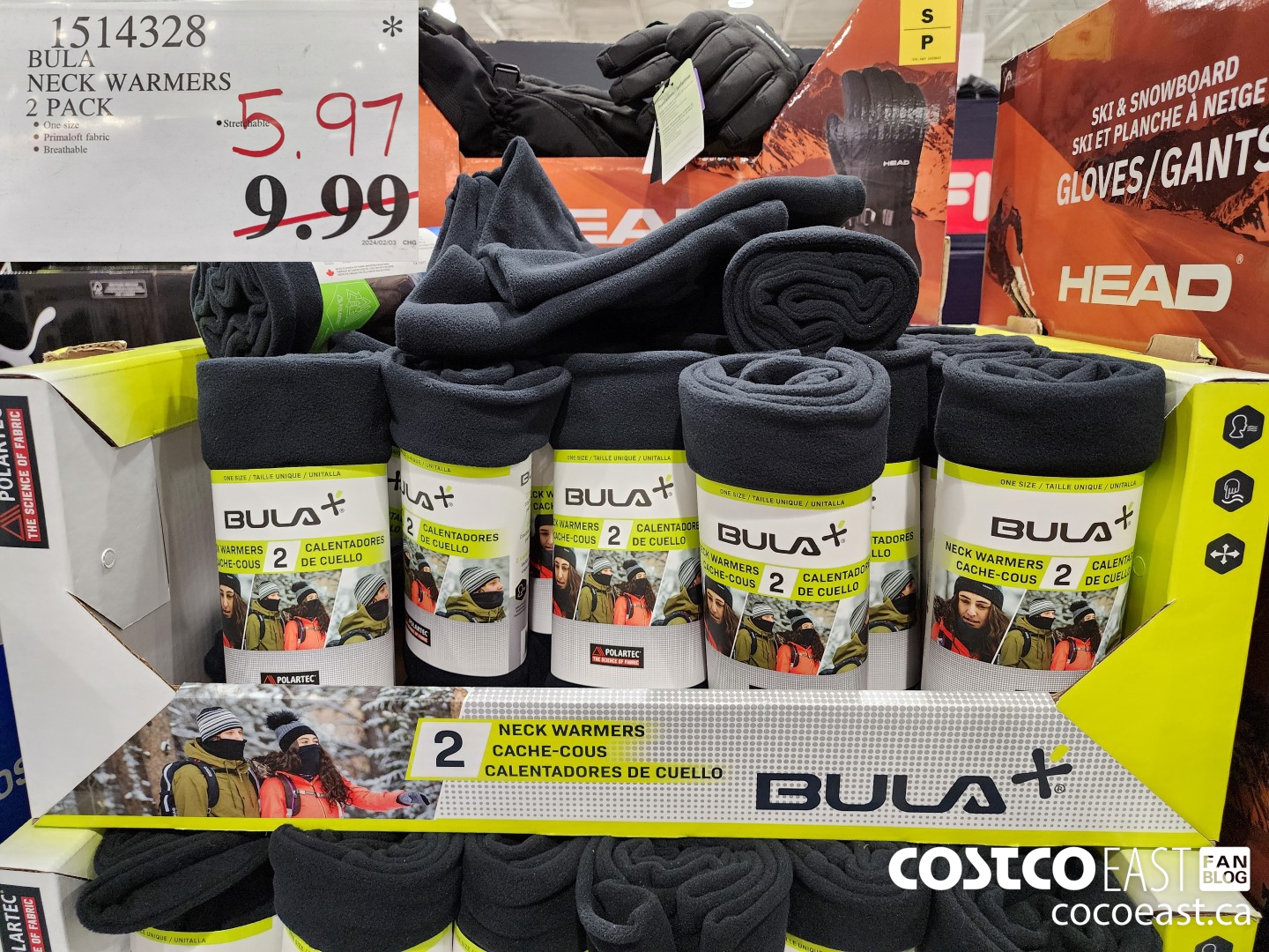 1514328 BULA NECK WARMERS 2 PACK 5 97 Costco East Fan Blog
