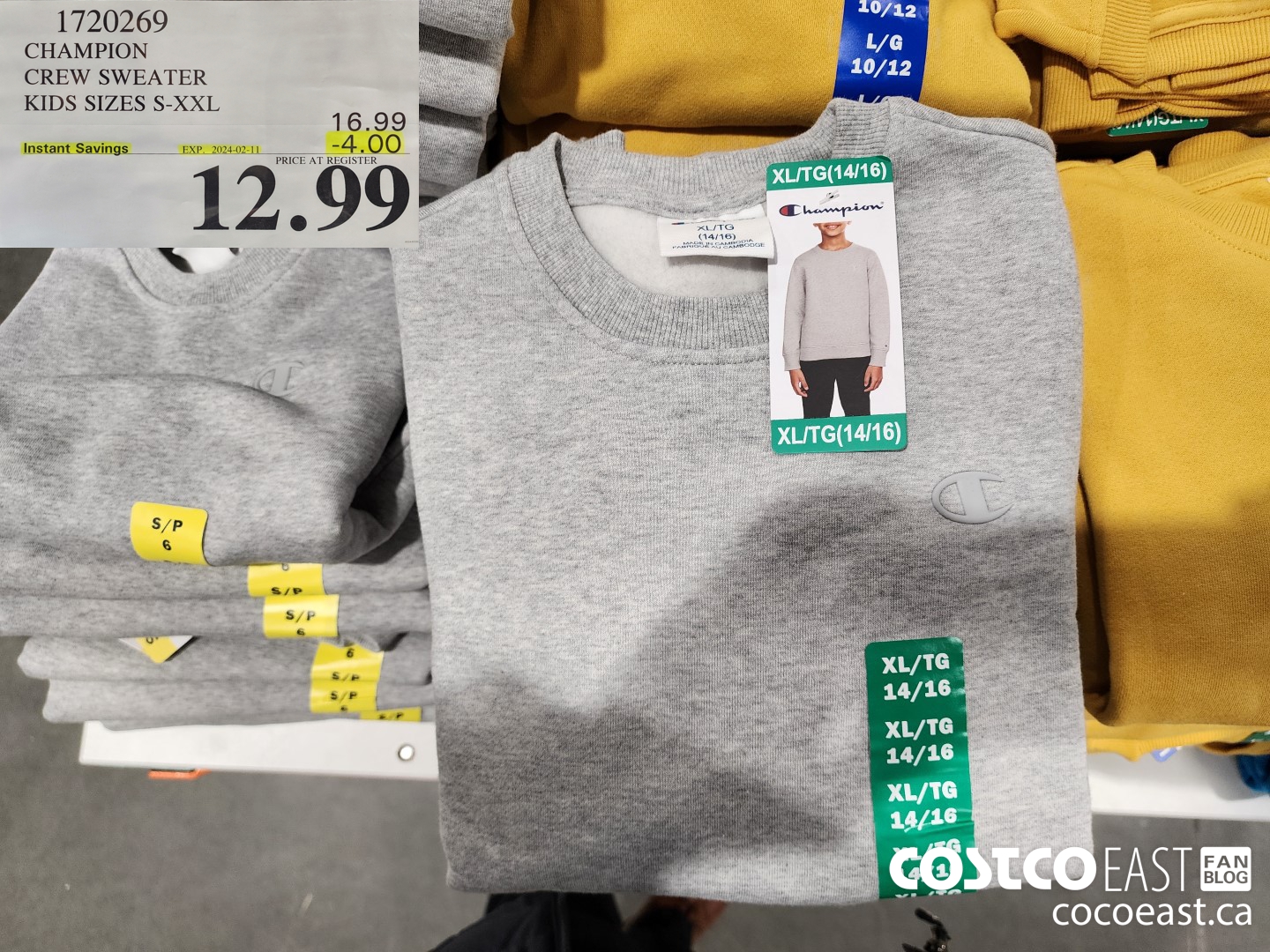 Champion sweater costco barcelona best sale