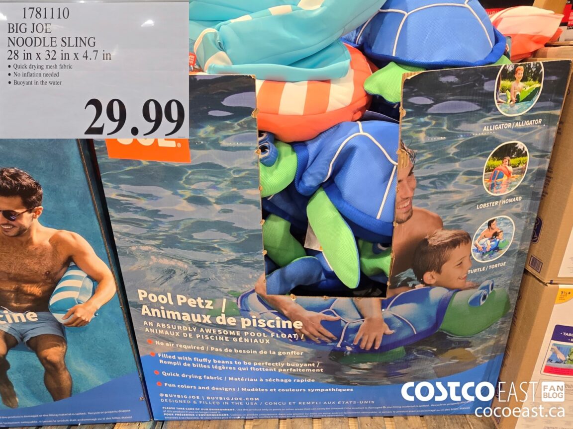 1781110 BIG JOE NOODLE SLING 23 IN X 32 X 4 7 IN 29 99 Costco East