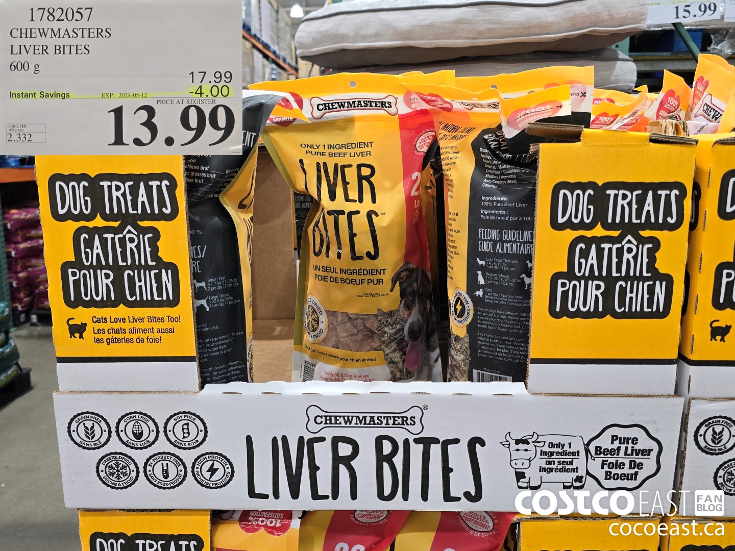 1732057 CHEWMASTERS LIVER BITES 600 g 4 00 INSTANT SAVINGS EXPIRES ON 2024 05 12 13 99 Costco East Fan Blog