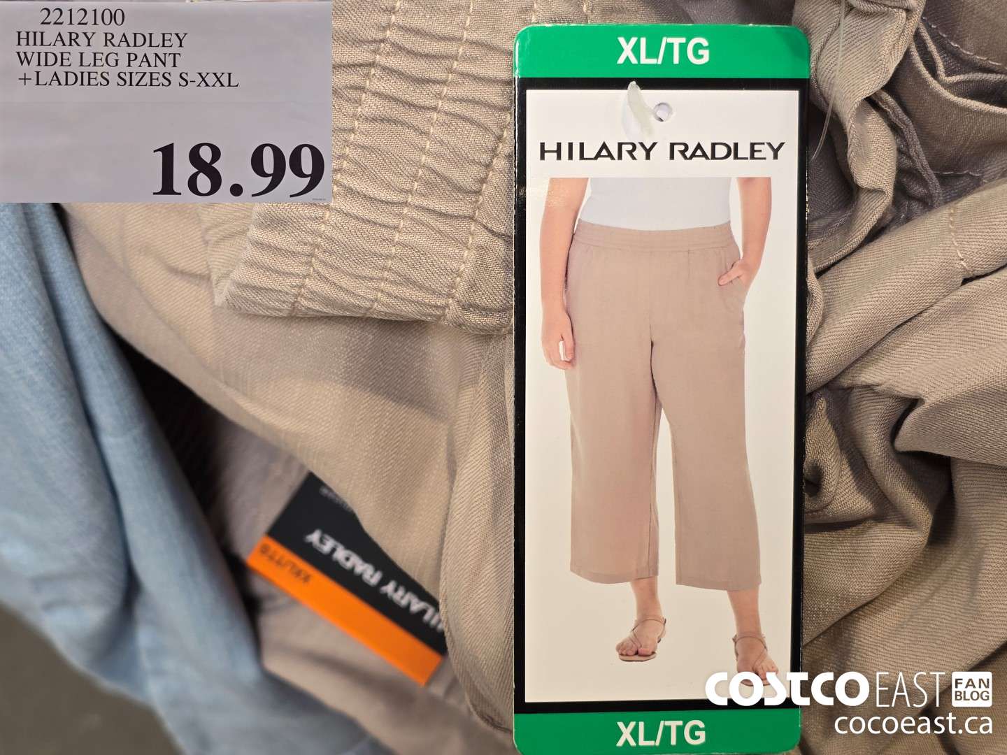 2212100 HILARY RADLEY WIDE LEG PANT LADIES SIZES S XXL 18 99 Costco East Fan Blog