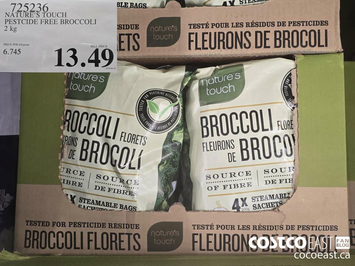 725236 Nature S Touch Pesticide Free Broccoli 2kg 13 49 - Costco East 