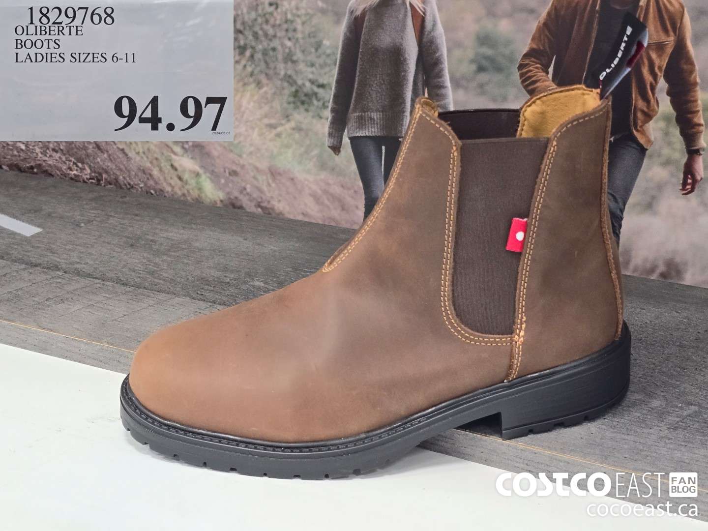 1829768 OLIBERTE BOOTS LADIES SIZES 6 11 94 97 Costco East Fan Blog