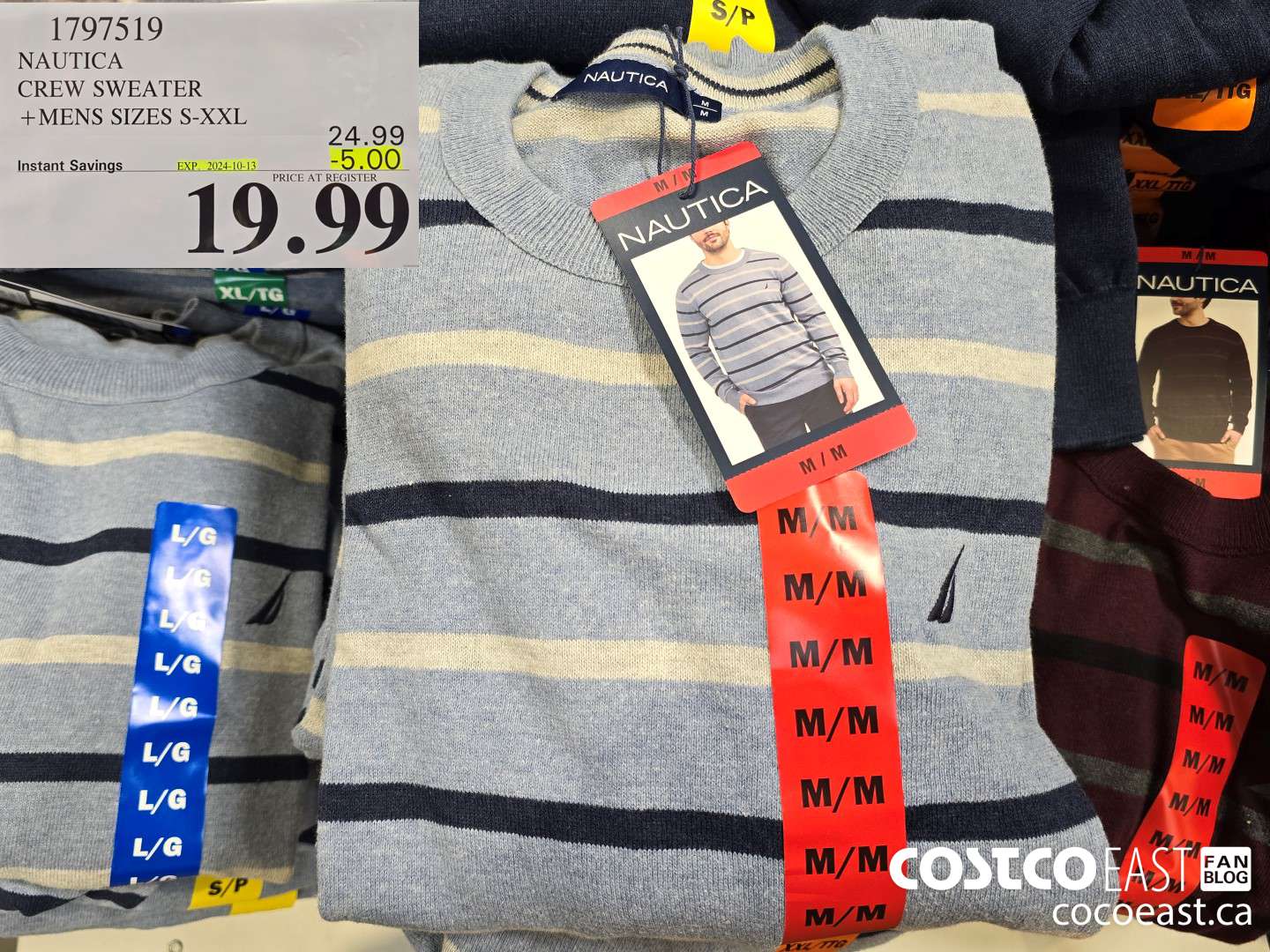 Costco nautica sweater best sale