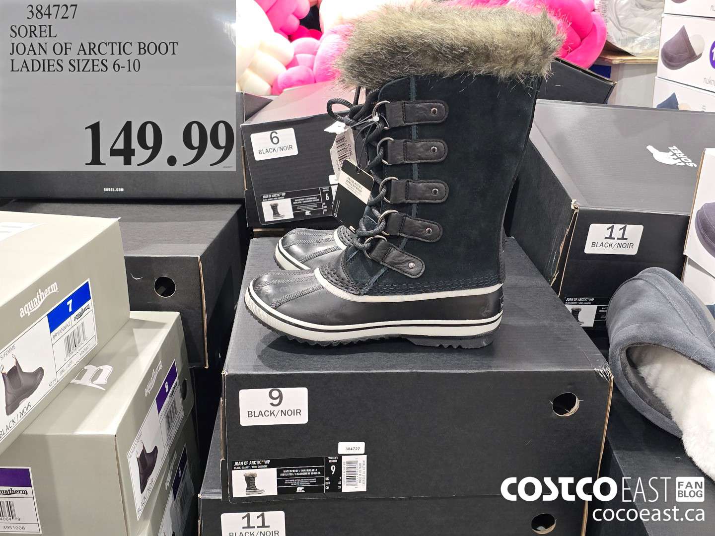 384727 SOREL JOAN OF ARCTIC BOOT LADIES SIZES 6 10 149 99 Costco East Fan Blog