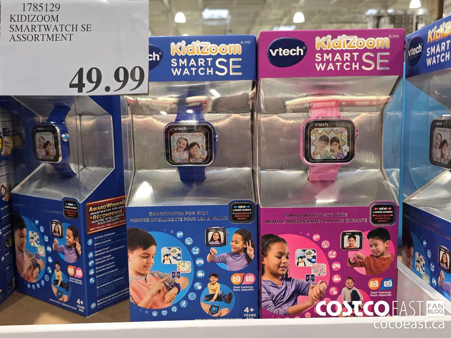 1785129 KIDIZOOM SMARTWATCH SE ASSORTMENT 49 99 - Costco East Fan Blog