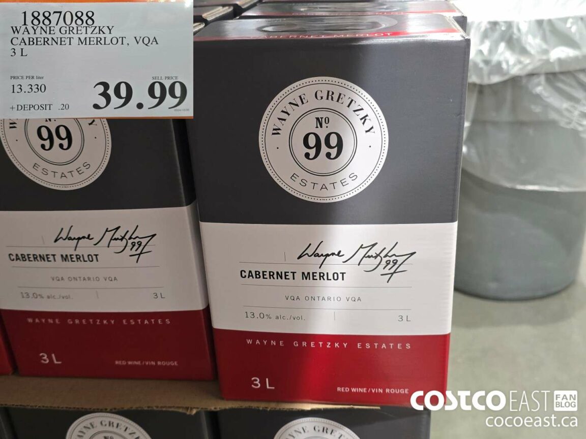 1887088 WAYNE GRETZKY CABERNET MERLOT VQA 3L 39 99 - Costco East Fan Blog