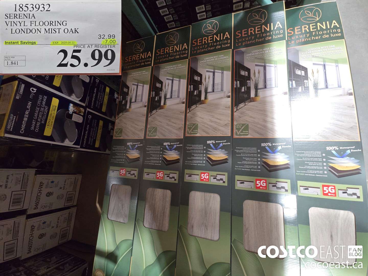 1853932 SERENIA VINYL FLOORING LONDON MIST OAK 7 00 INSTANT SAVINGS ...