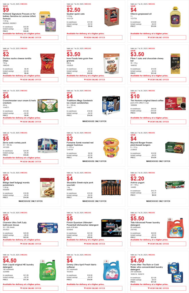 Costco weekend Sales Aug 1st - 3rd 2025 – Ontario & Atlantic Canada ...