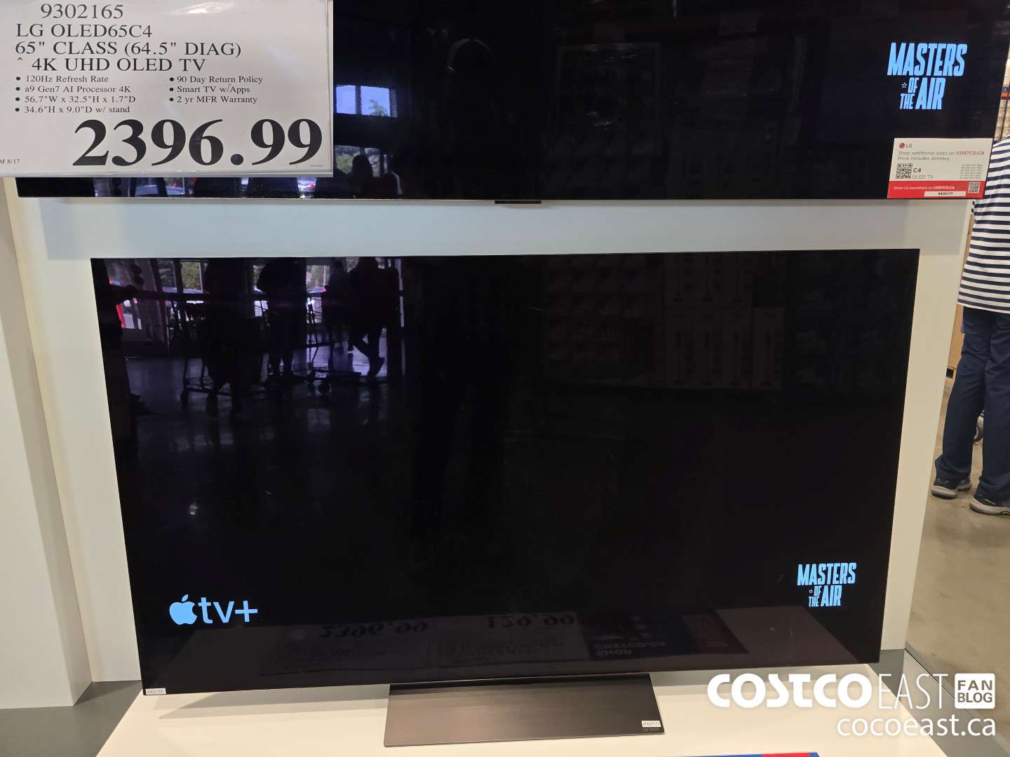 9302165 LG OLED65C4 65 CLASS 64 5 DIAG 4K UHD OLED TV 2396 99