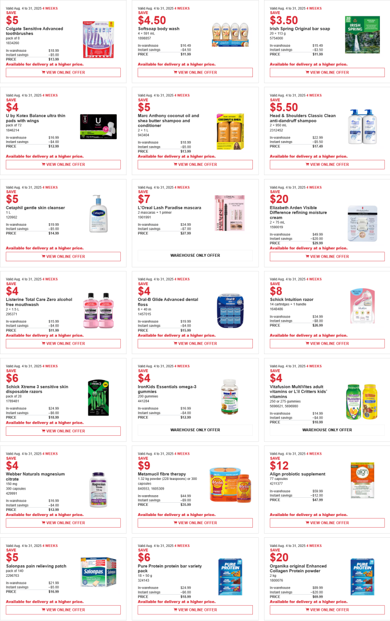 Costco weekend Sales Aug 8th - 10th 2025 – Ontario & Atlantic Canada ...