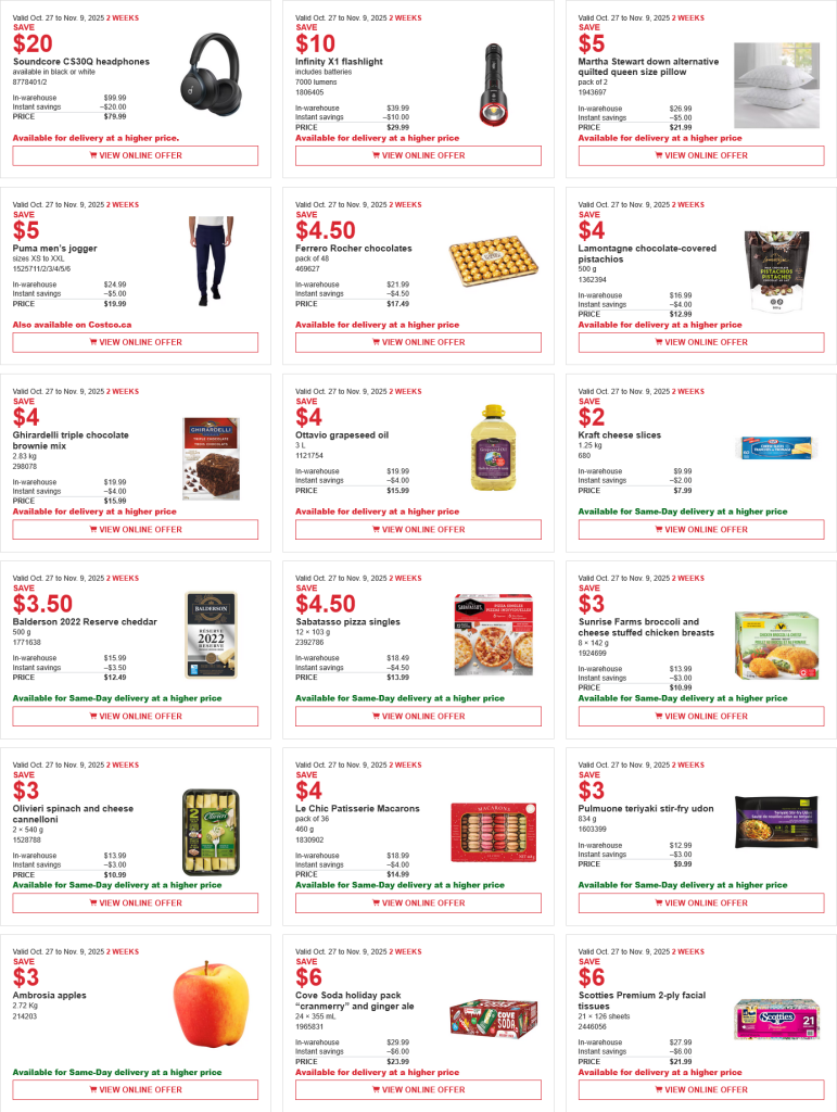 Costco weekend sales Nov 21st - 32rd 2025 – Ontario & Atlantic Canada ...