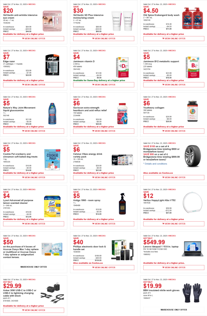 Costco sales & Flyer sales Oct 27th - Nov 2nd 2025 – Ontario & Atlantic ...