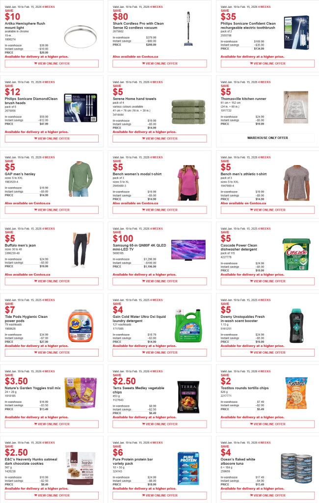 Costco sales & Flyer sales Feb 2nd - 8th 2026 – Ontario & Atlantic ...