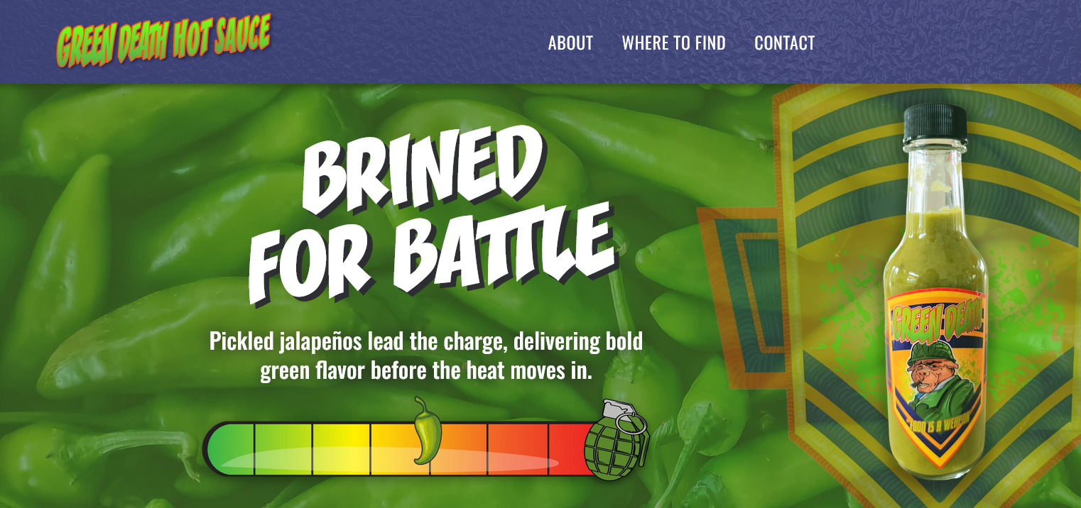 Green Death hot sauce