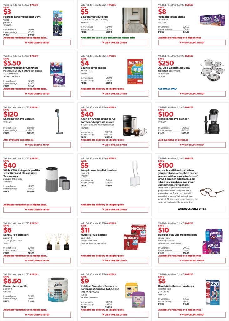 Costco weekend Sales March 6th - 8th 2026 – Ontario & Atlantic Canada ...
