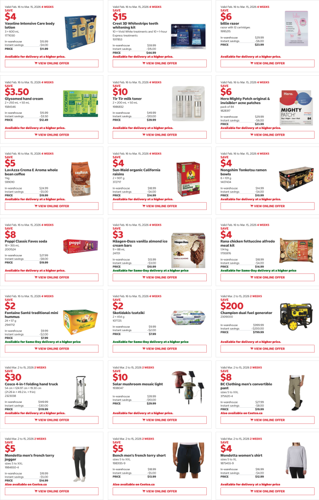 Costco weekend Sales March 6th - 8th 2026 – Ontario & Atlantic Canada ...
