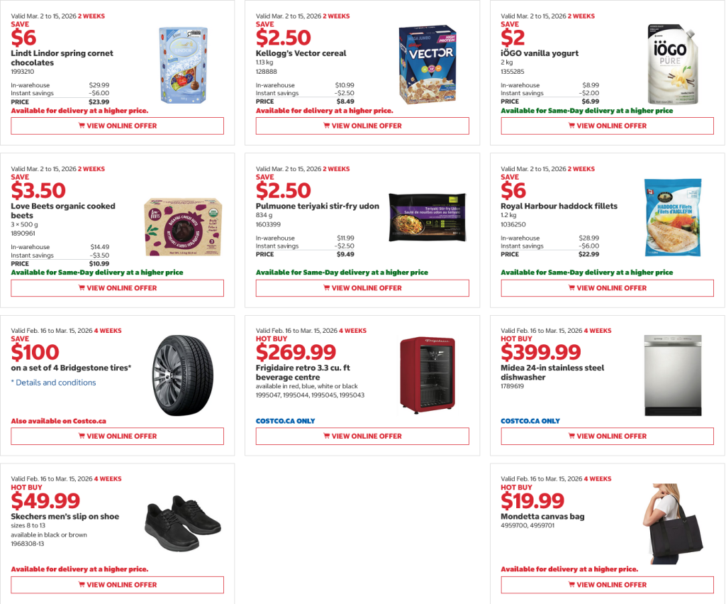 Costco weekend Sales March 6th - 8th 2026 – Ontario & Atlantic Canada ...