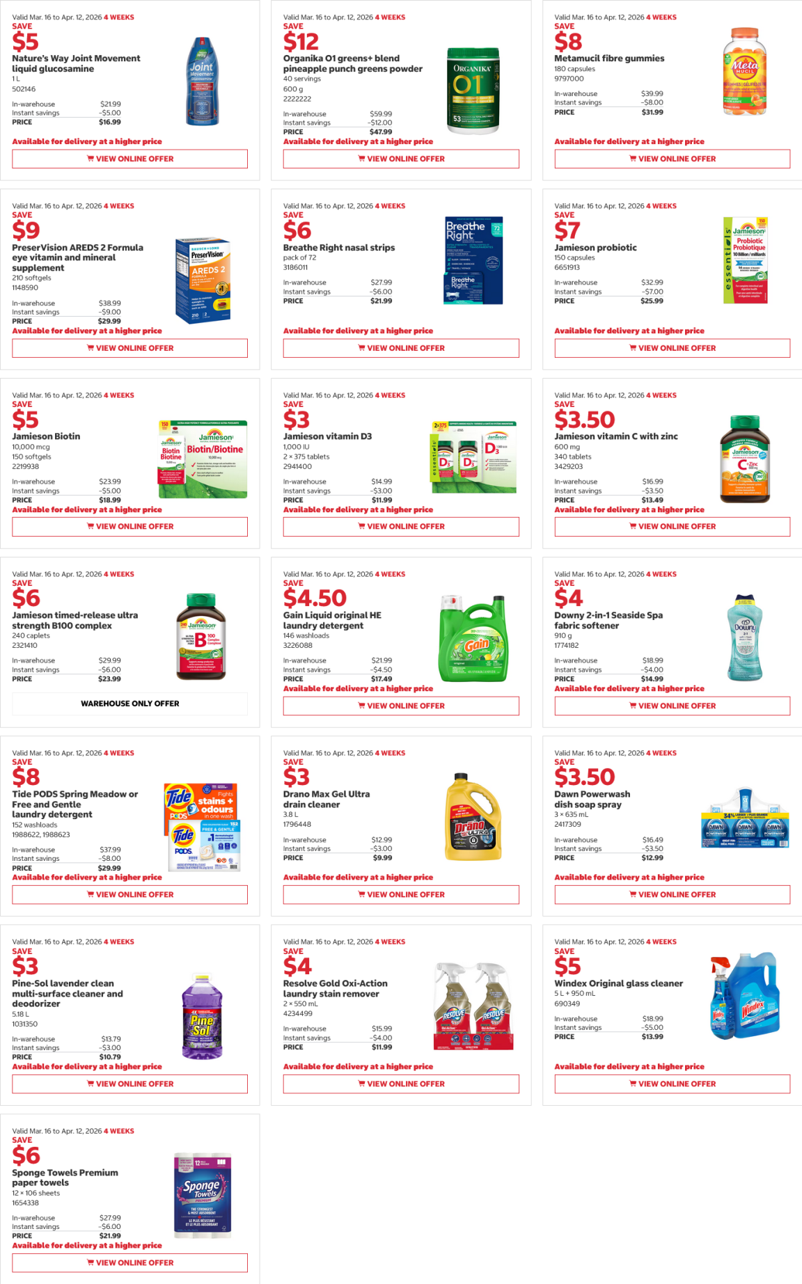 Costco sales & Flyer sales April 6th - 12th 2026 – Ontario & Atlantic ...