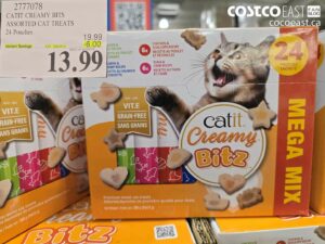 2177078 CATIT CREAMY BITS ASSORTED CAT TREATS 24 POUCHES ($6.00 INSTANT SAVINGS EXPIRES ON 2026-05-10) $13.99
