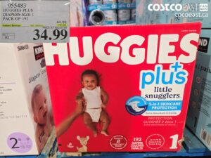 955483 HUGGIES PLUS DIAPERS SIZE 1 PACK OF 192 ($10.00 INSTANT SAVINGS EXPIRES ON 2026-04-22) $34.99